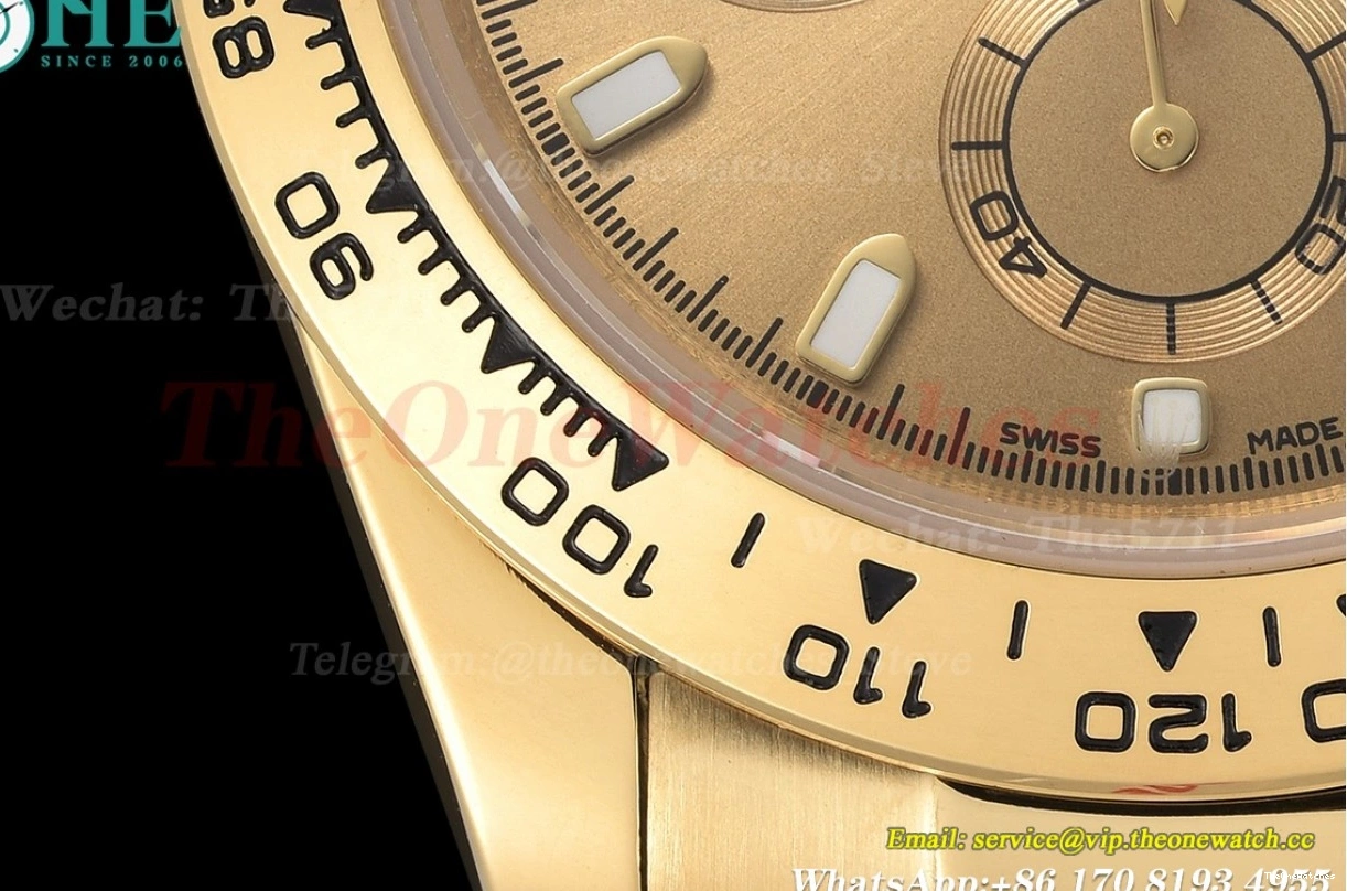 Dial 40mm GDF Gold A3836 YG Daytona YG 0513